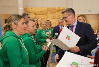 Uczestnicy wrześniowej Sesji Sejmiku VII kadencji 