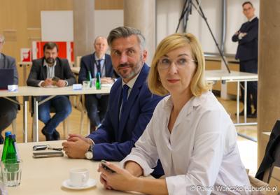 Poseł na Sejm RP Waldemar Sługocki oraz Posłanka Katarzyna Osos