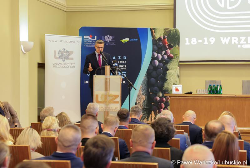 Inauguracja posiedzenia Polskiej Unii Szpitali Klinicznych w rektoracie Uniwersytetu Zielonogórskiego