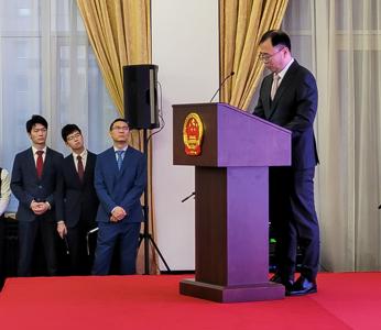 Delegacja Lubuskiego w ambasadzie Chin w Warszawie 