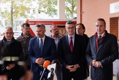 Konferencja prasowa na temat budowy Lubuskiego Uniwersyteckiego Centrum Onkologi