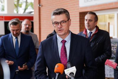 Konferencja prasowa na temat budowy Lubuskiego Uniwersyteckiego Centrum Onkologi