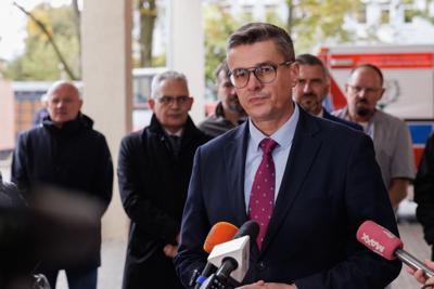 Konferencja prasowa na temat budowy Lubuskiego Uniwersyteckiego Centrum Onkologi