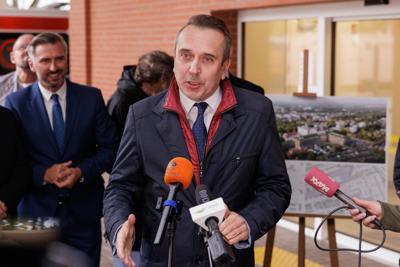 Konferencja prasowa na temat budowy Lubuskiego Uniwersyteckiego Centrum Onkologi