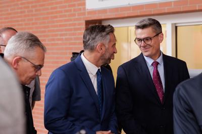 Konferencja prasowa na temat budowy Lubuskiego Uniwersyteckiego Centrum Onkologi