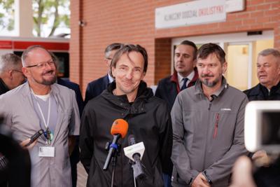 Konferencja prasowa na temat budowy Lubuskiego Uniwersyteckiego Centrum Onkologi