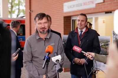 Konferencja prasowa na temat budowy Lubuskiego Uniwersyteckiego Centrum Onkologi