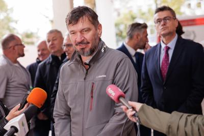 Konferencja prasowa na temat budowy Lubuskiego Uniwersyteckiego Centrum Onkologi