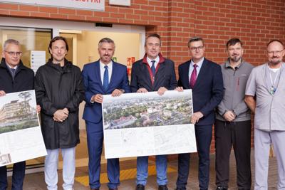 Konferencja prasowa na temat budowy Lubuskiego Uniwersyteckiego Centrum Onkologi