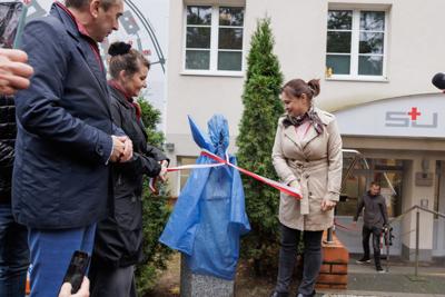 „Zdrowitka” – nowa Bachantka przed Szpitalem Uniwersyteckim