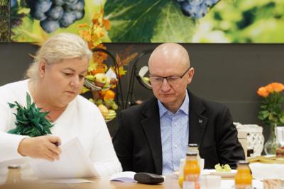 Spotkanie miało na celu omówienie postępów we wdrażaniu strategii terytorialnej