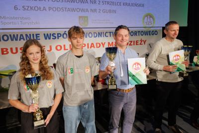 uroczyste podsumowanie współzawodnictwa sportowego województwa lubuskiego za rok szkolny 2024/2025 w ramach Lubuskiej Olimpiady Młodzieży
