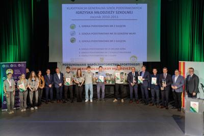 uroczyste podsumowanie współzawodnictwa sportowego województwa lubuskiego za rok szkolny 2024/2025 w ramach Lubuskiej Olimpiady Młodzieży
