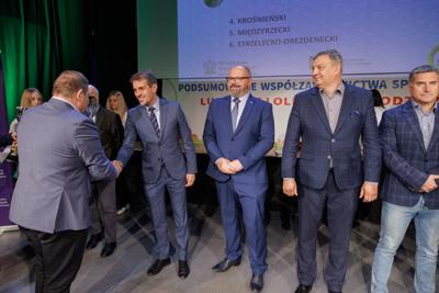 uroczyste podsumowanie współzawodnictwa sportowego województwa lubuskiego za rok szkolny 2024/2025 w ramach Lubuskiej Olimpiady Młodzieży