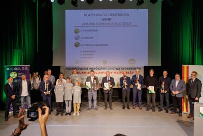 uroczyste podsumowanie współzawodnictwa sportowego województwa lubuskiego za rok szkolny 2024/2025 w ramach Lubuskiej Olimpiady Młodzieży