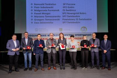 uroczyste podsumowanie współzawodnictwa sportowego województwa lubuskiego za rok szkolny 2024/2025 w ramach Lubuskiej Olimpiady Młodzieży