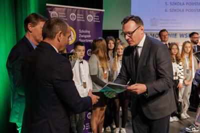 uroczyste podsumowanie współzawodnictwa sportowego województwa lubuskiego za rok szkolny 2024/2025 w ramach Lubuskiej Olimpiady Młodzieży