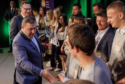 uroczyste podsumowanie współzawodnictwa sportowego województwa lubuskiego za rok szkolny 2024/2025 w ramach Lubuskiej Olimpiady Młodzieży