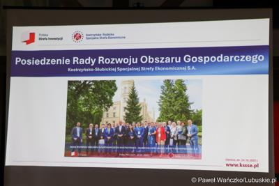 Posiedzenie Rady Rozwoju Obszaru Gospodarczego Kostrzyńsko-Słubickiej Specjalnej Strefy Ekonomicznej