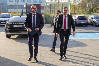 Uczestnicy pierwszego dnia 11. Kongresu Klastrów Polskich w Parku Technologii Kosmicznych w Zielonej Górze-Nowym Kisielinie