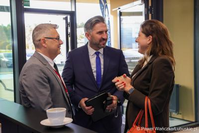 Uczestnicy pierwszego dnia 11. Kongresu Klastrów Polskich w Parku Technologii Kosmicznych w Zielonej Górze-Nowym Kisielinie