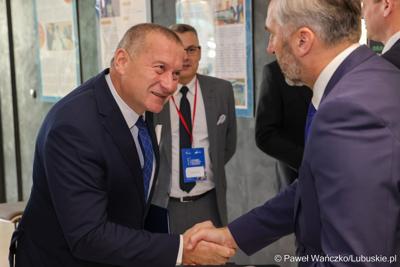 Uczestnicy pierwszego dnia 11. Kongresu Klastrów Polskich w Parku Technologii Kosmicznych w Zielonej Górze-Nowym Kisielinie