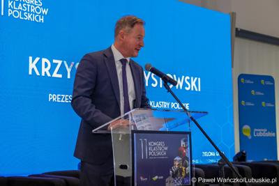 Uczestnicy pierwszego dnia 11. Kongresu Klastrów Polskich w Parku Technologii Kosmicznych w Zielonej Górze-Nowym Kisielinie