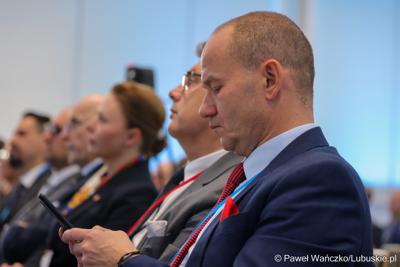 Uczestnicy pierwszego dnia 11. Kongresu Klastrów Polskich w Parku Technologii Kosmicznych w Zielonej Górze-Nowym Kisielinie