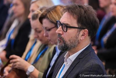 Uczestnicy pierwszego dnia 11. Kongresu Klastrów Polskich w Parku Technologii Kosmicznych w Zielonej Górze-Nowym Kisielinie