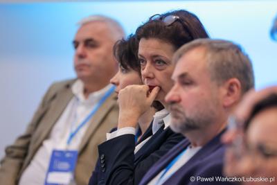 Uczestnicy pierwszego dnia 11. Kongresu Klastrów Polskich w Parku Technologii Kosmicznych w Zielonej Górze-Nowym Kisielinie