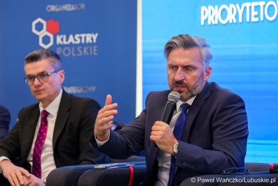 Uczestnicy pierwszego dnia 11. Kongresu Klastrów Polskich w Parku Technologii Kosmicznych w Zielonej Górze-Nowym Kisielinie