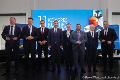 Uczestnicy pierwszego dnia 11. Kongresu Klastrów Polskich w Parku Technologii Kosmicznych w Zielonej Górze-Nowym Kisielinie