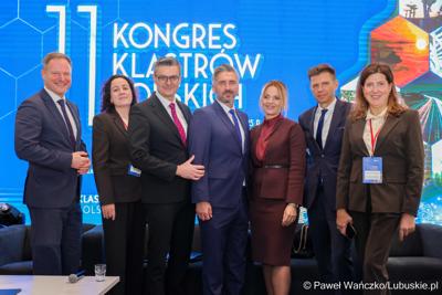 Uczestnicy pierwszego dnia 11. Kongresu Klastrów Polskich w Parku Technologii Kosmicznych w Zielonej Górze-Nowym Kisielinie