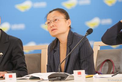 Wizyta ambasadora nadzwyczajnego i pełnomocnego Chińskiej Republiki Ludowej Lu Shanem w Urzędzie Marszałkowskim Województwa Lubuskiego w Zielonej Górze