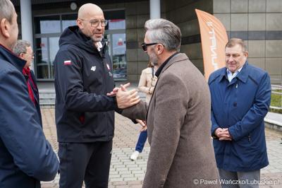 Wizyta ministra sportu i turystyki Jakuba Rutnickiego w Zielonej Górze