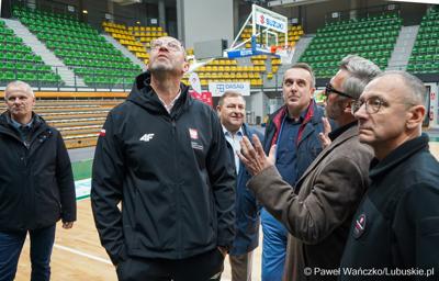 Wizyta ministra sportu i turystyki Jakuba Rutnickiego w Zielonej Górze