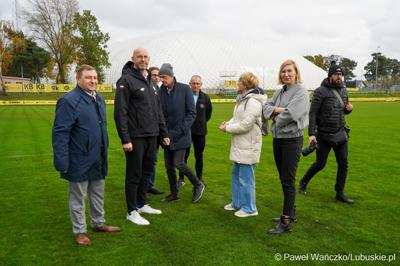 Wizyta ministra sportu i turystyki Jakuba Rutnickiego w Zielonej Górze