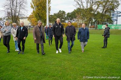 Wizyta ministra sportu i turystyki Jakuba Rutnickiego w Zielonej Górze