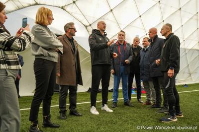 Wizyta ministra sportu i turystyki Jakuba Rutnickiego w Zielonej Górze