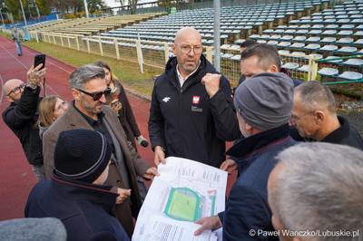 Wizyta ministra sportu i turystyki Jakuba Rutnickiego w Zielonej Górze