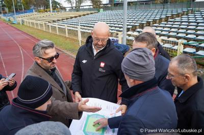 Wizyta ministra sportu i turystyki Jakuba Rutnickiego w Zielonej Górze