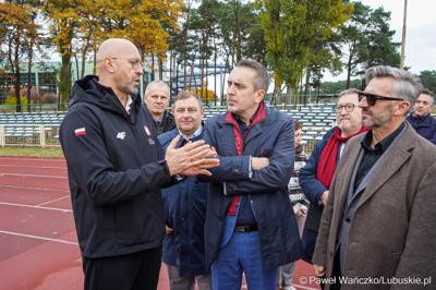 Wizyta ministra sportu i turystyki Jakuba Rutnickiego w Zielonej Górze