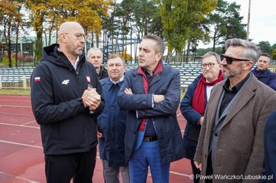 Wizyta ministra sportu i turystyki Jakuba Rutnickiego w Zielonej Górze