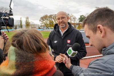 Wizyta ministra sportu i turystyki Jakuba Rutnickiego w Zielonej Górze