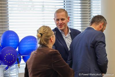 Spotkanie członka zarządu woj. lubuskiego Łukasza Poryckiego z Lokalnymi Grupami Działania 