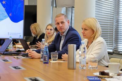 Spotkanie członka zarządu woj. lubuskiego Łukasza Poryckiego z Lokalnymi Grupami Działania 