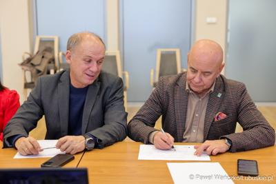 Spotkanie członka zarządu woj. lubuskiego Łukasza Poryckiego z Lokalnymi Grupami Działania 