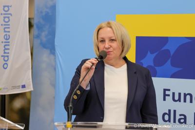 Jolanta Wielgus – Burmistrz Miasta i Gminy Szlichtyngowa
