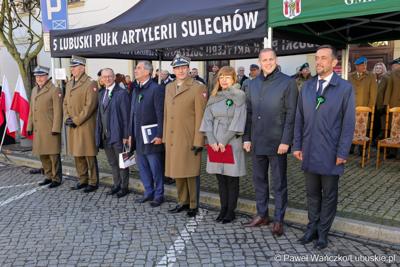 Uroczyste obchody Święta 5. Lubuskiego Pułku Artylerii w Sulechowie 