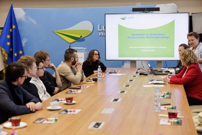 Wizyta studentów UZ w Urzędzie Marszałkowskim